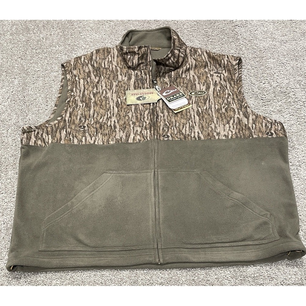 Drake Waterfowl MST Eqwader Vest Mossy Oak Hunting Mens 3XL Camo Magnetic NEW